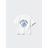 Uniqlo Japan Aerism Cotton Graphic Crewneck Tee