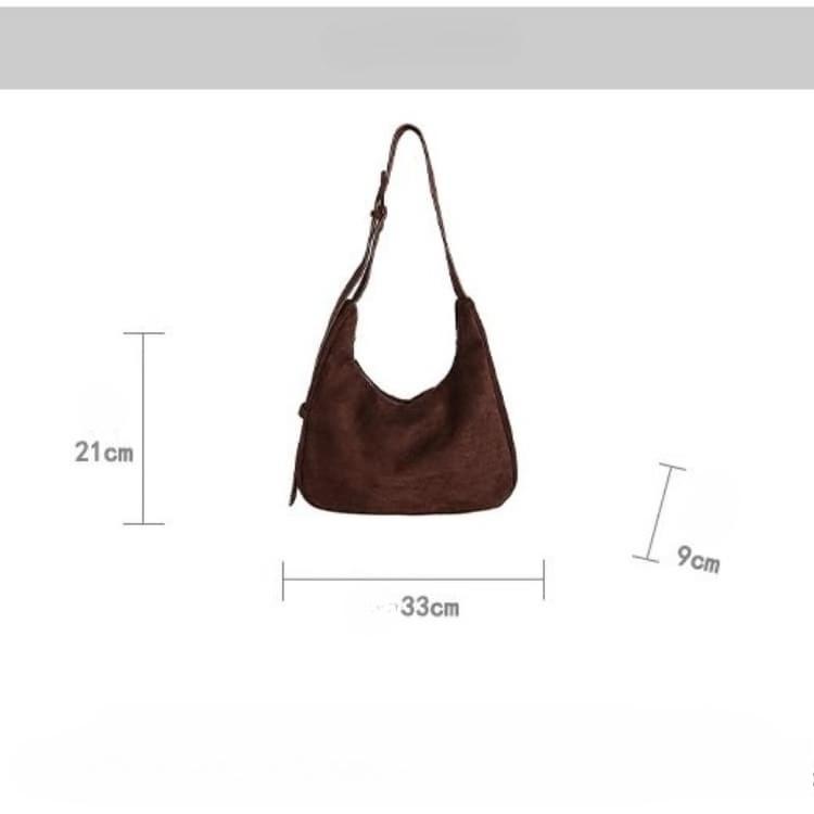 Vintage matte bag, new women's tote bag, underarm bag.