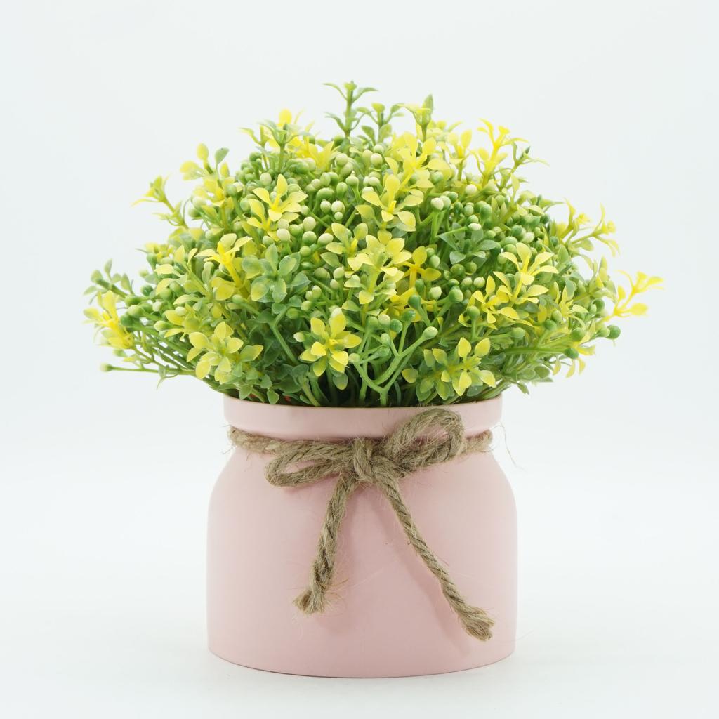 Simulated Orchid Bean Small Bonsai Artificial Flower Decorations Creative Living Room Tabletop Green Plants Home Decorations