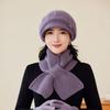 Woolen Hats for Middle aged and Elderly People In Autumn and Winter Rabbit Fur Hats Fashionable Mom Hats Ladies' Velvet Thickened Knitted Hats