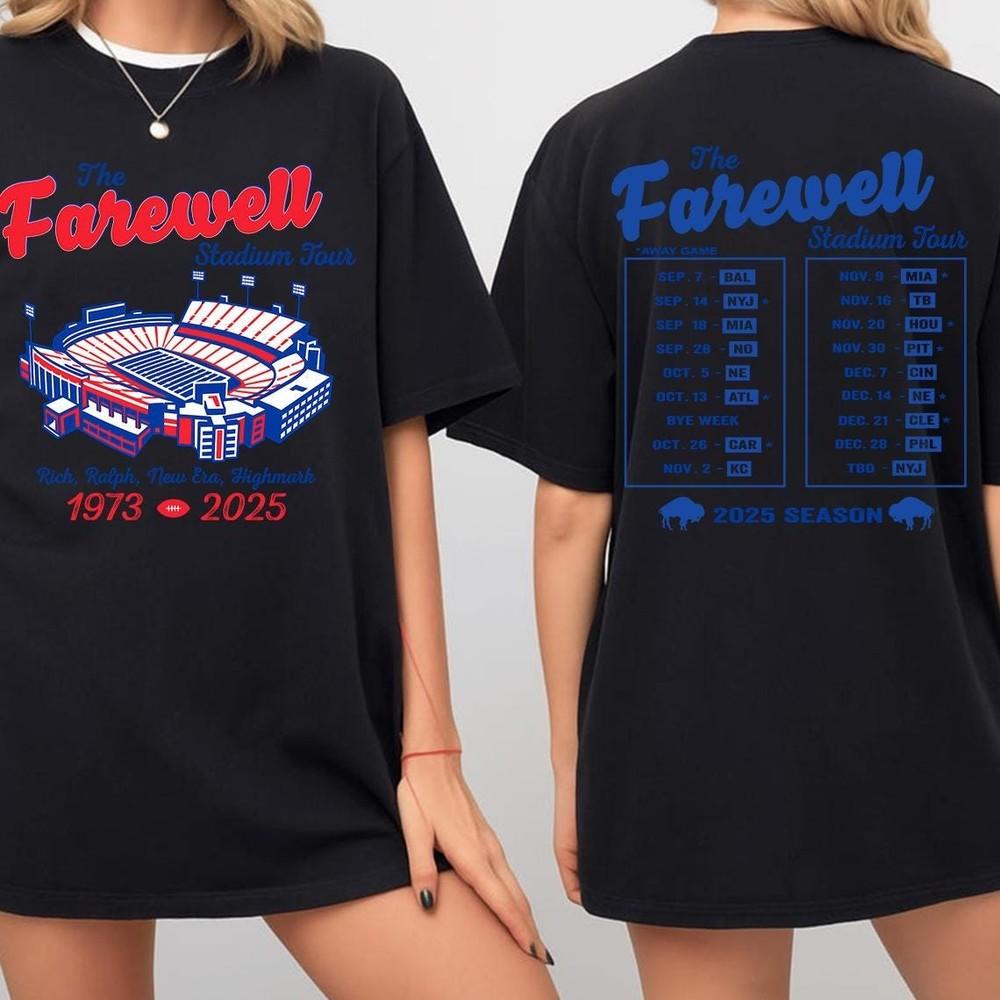 Farewell Stadium Tour Double Sided T-Shirt, Football Tour Shirt, Gift for Fans Unisex T-Shirt S