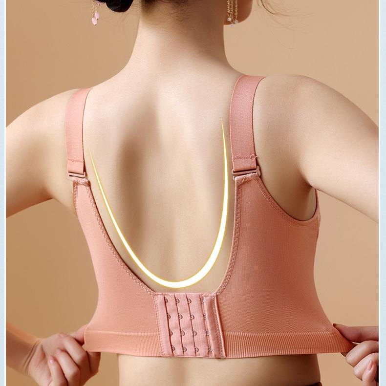 Gather Bra Women's Anti Sagging Bra Adjusted Bra Without Steel Ring Bra