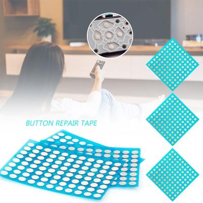 Reparo de botão de 4 mm, patch de controle remoto de 2 mm, nova fita condutora para console de jogos