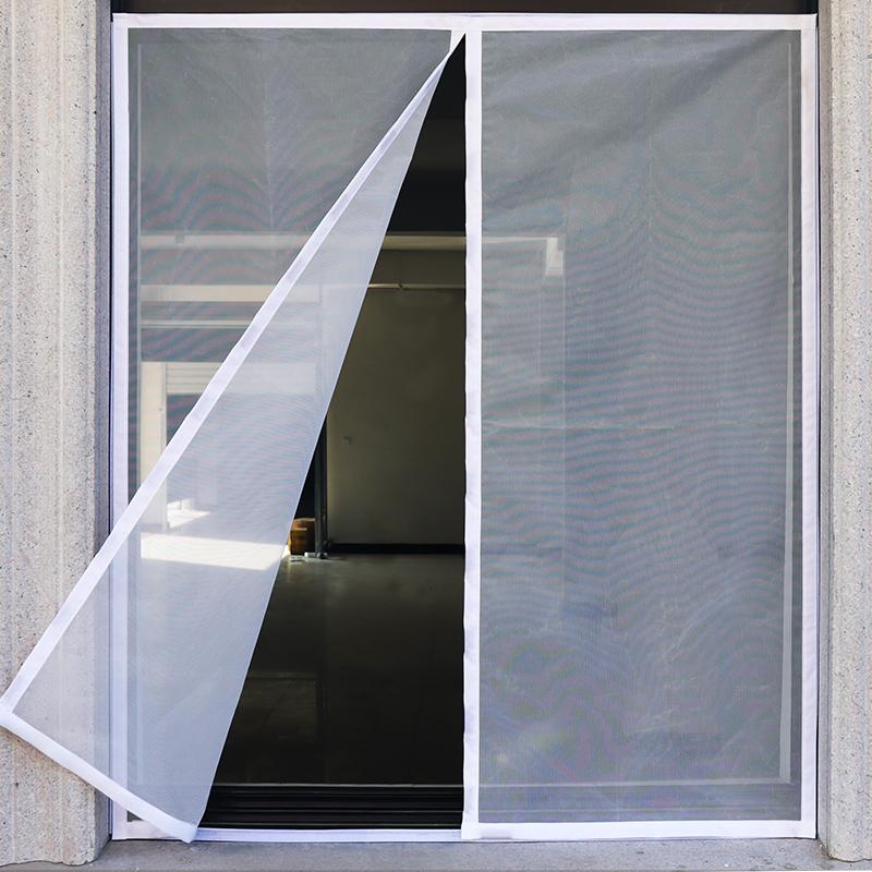Neues magnetisches Moskitonetz für Fenster Innenfenster Fliegengitter Vorhang Tüll Maßanfertigung Schließt automatisch Einfache Montage