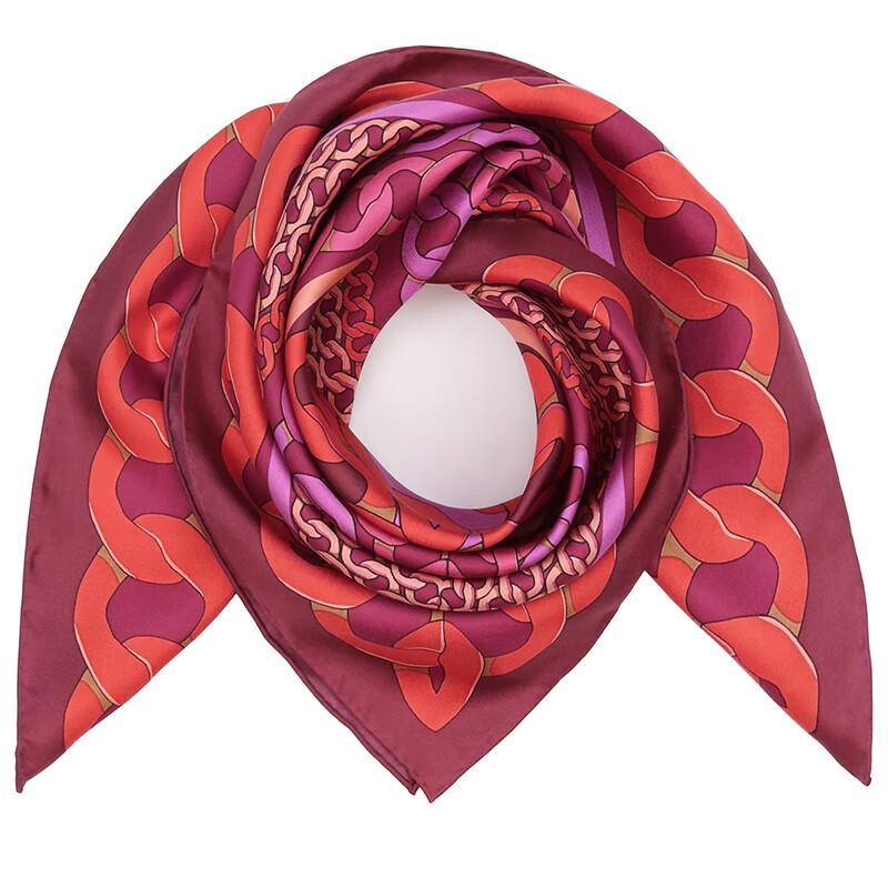 MARJA KURKI Elegant Mulberry Silk Square Scarf