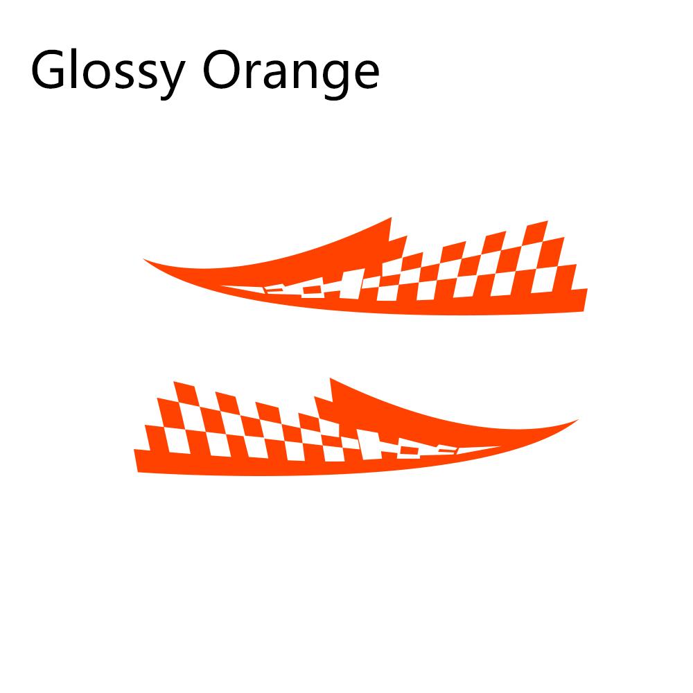 2Pcs Car Hood Over Stickers Vinyl Film Auto Racing Sports Styling DIY Decals Automobiles Car Accessories Auto Tuning Decoration