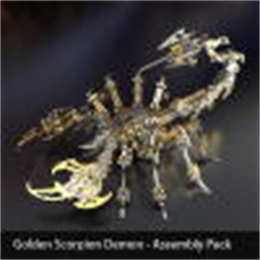Mobile Simulation Scorpion Precision Mechanical Toy Metal Assembly Model 3D Puzzle Creative DIY Manual Assembly Model