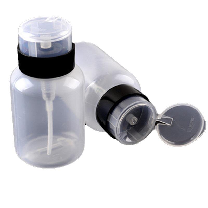250ML Lockable Press-Type Nail Art Squeeze Bottle for Alcohol
