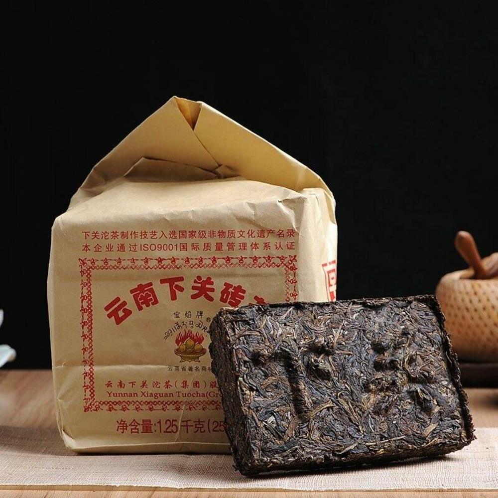 Xiaguan Tibetan Flame Raw Puer Tea Brick 250g