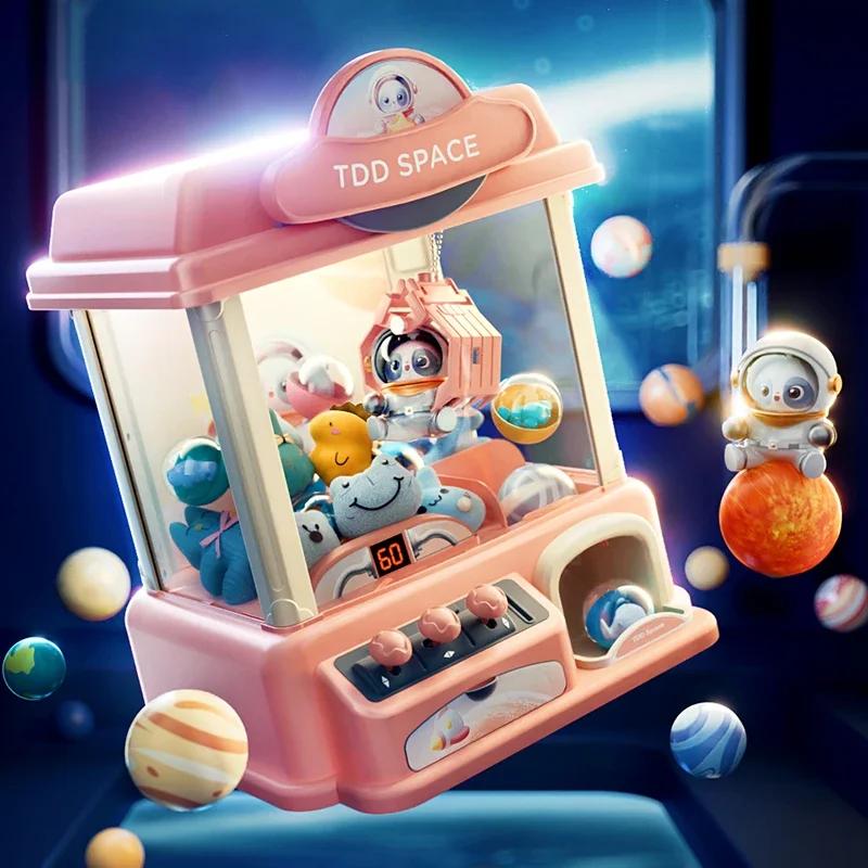 Non-Toxic Doll Claw Clip Machine Toy Grabber Catching Cute Plush Dolls Game Mini Claw Machine Toys For Kids Children'S Day Gifts