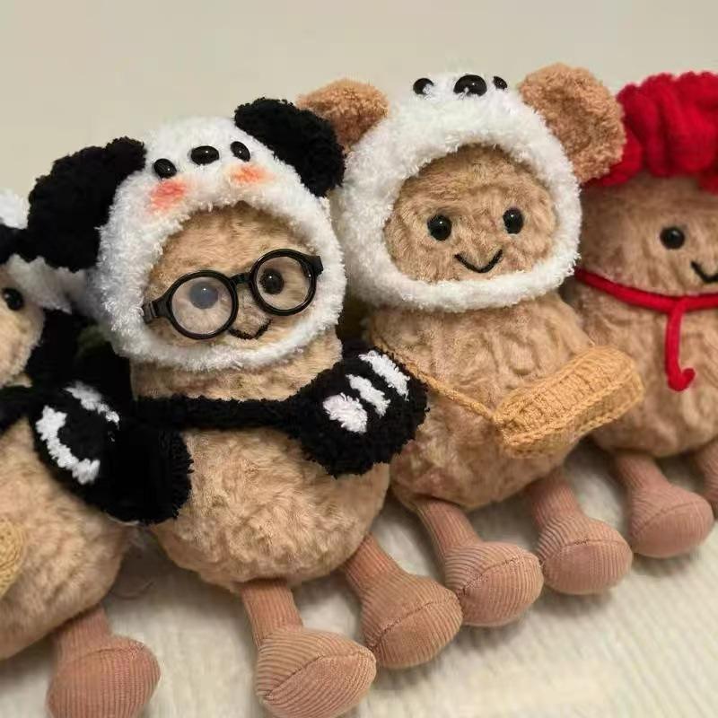 British j peanut doll fun peanut doll throw pillow plush toy bag plush pendant peanut
