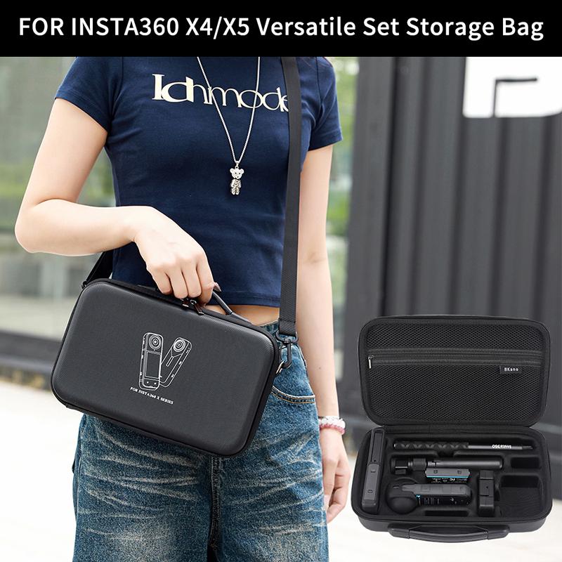 Box For Insta360 X5 X4 Camera Carrying Case Portable Storage Bag Protective Case For Insta360 X4 Action Camera Accessories