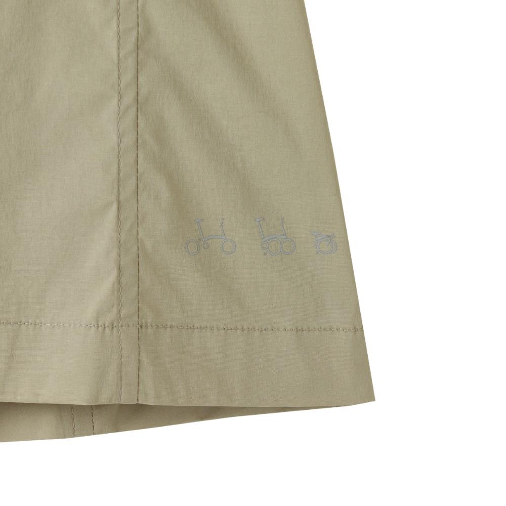 BROMPTON LONDON W Coolwave Half Zip T-Shirt - Beige (P252Wpl186)