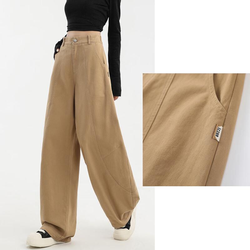 Izzue It Women's High-Waist Curved-Leg Wide-Leg Pants