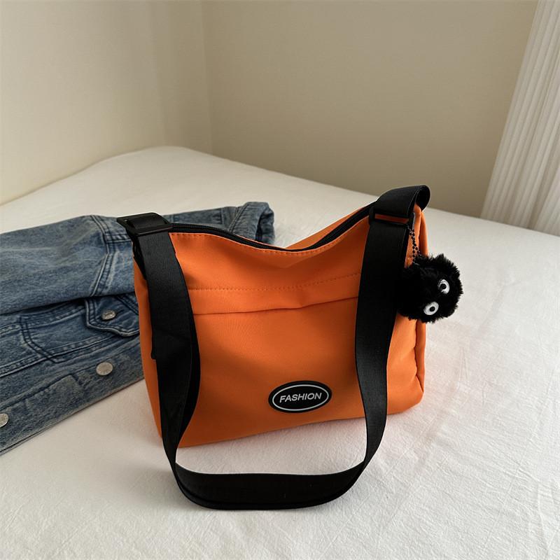 Stylish Large Capacity Simple Tote Bag For Students And Daily Use In Trendy Oxford Cloth