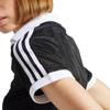 adidas Originals Trefoil Letter Logo Print Short Sleeve T-Shirt Women Tops Black IR9780