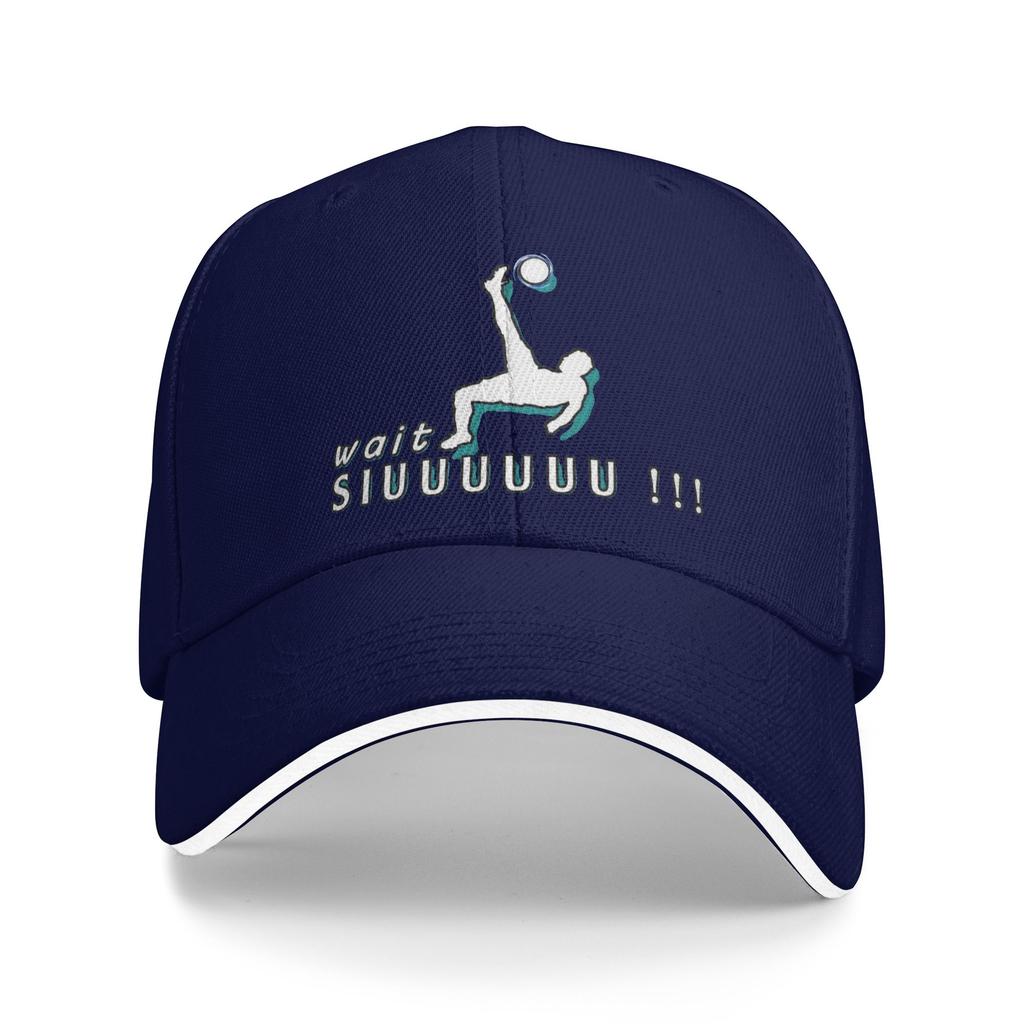 Wait Siuuu CR Goal Cristiano Unisex Baseball Cap New Outdoor Cap Hip Hop Sports Hats Autumn Trucker Hat