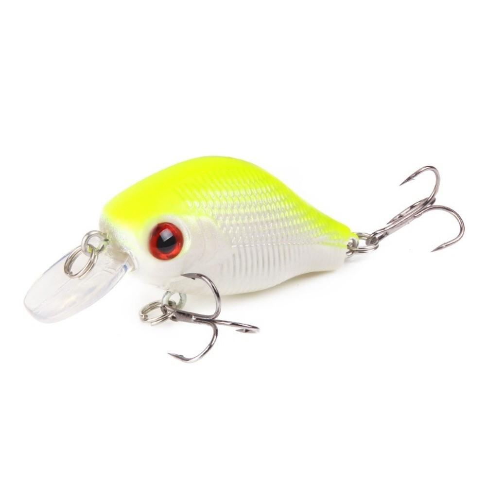 5 Pcs/Set 3D Eyes Floating Crankbait Lure Artificial Fishing Bait for Freshwater Saltwater Fishing