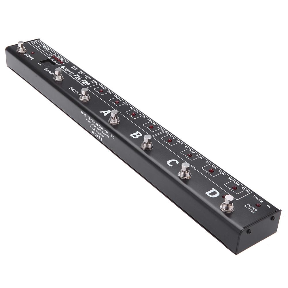 JOYO PXL-PRO Foot Pedal Controller 8 LOOP Channels 4 Triggers Guitar Pedal True Bypass Controller with Mute Switch and Buffered