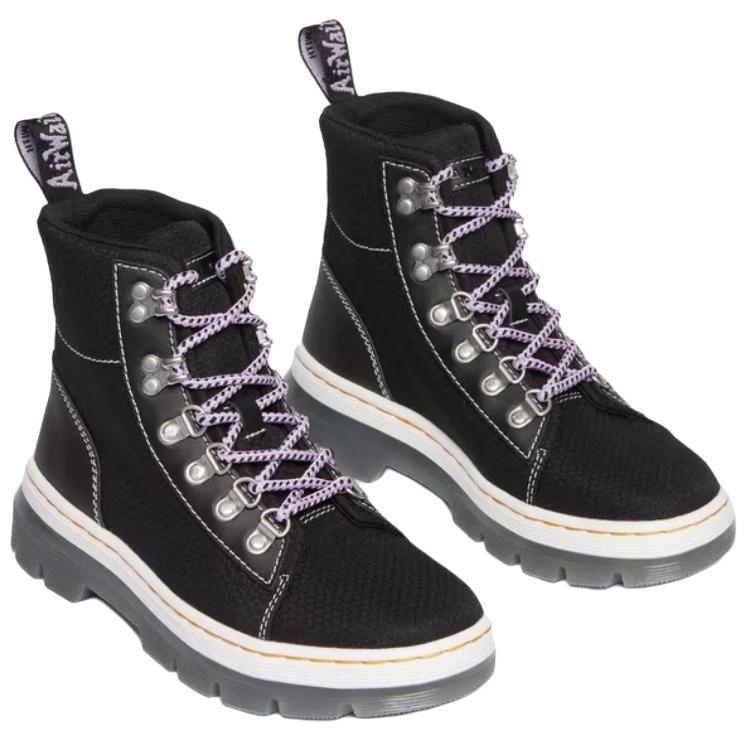 Dr. Martens Combs Minimalist Comfortable Ankle Boots 3.8cm Women boots Black 30849001