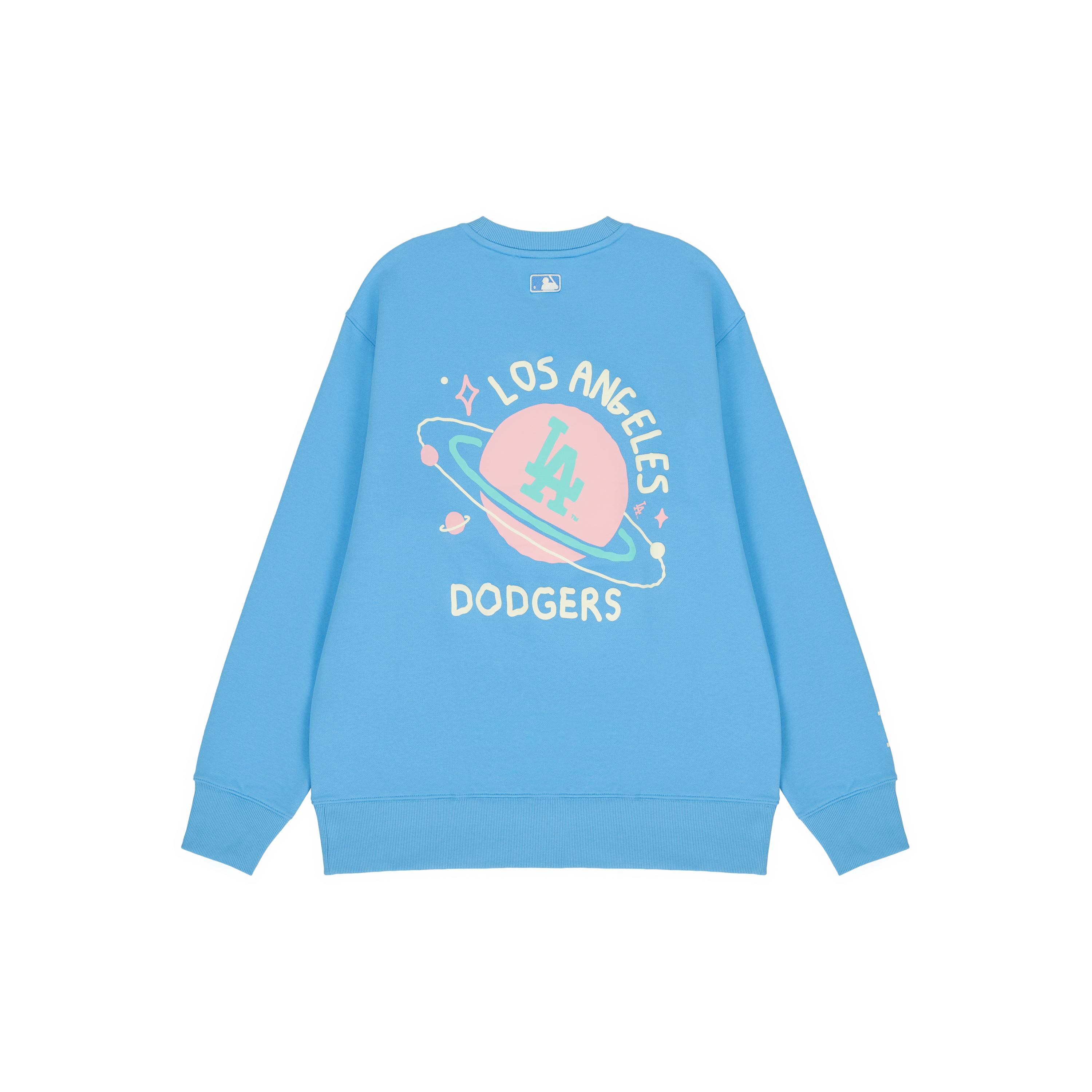 MLB Los Angeles Dodgers Sweatshirt Unisex Blue 3AMTL0121-07BLS S
