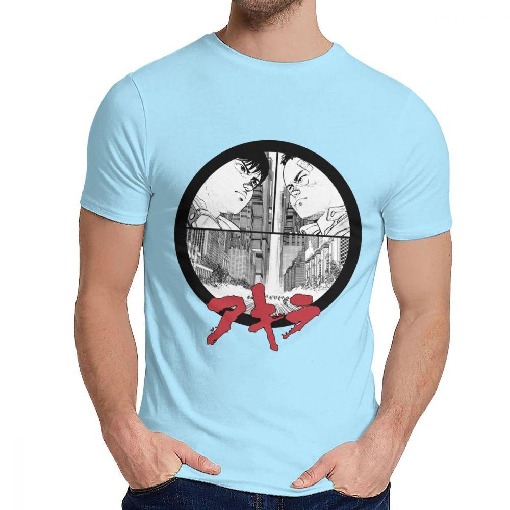 Novlety O Neck Akira T Shirt Graphic Print For Male Cotton La Camiseta S