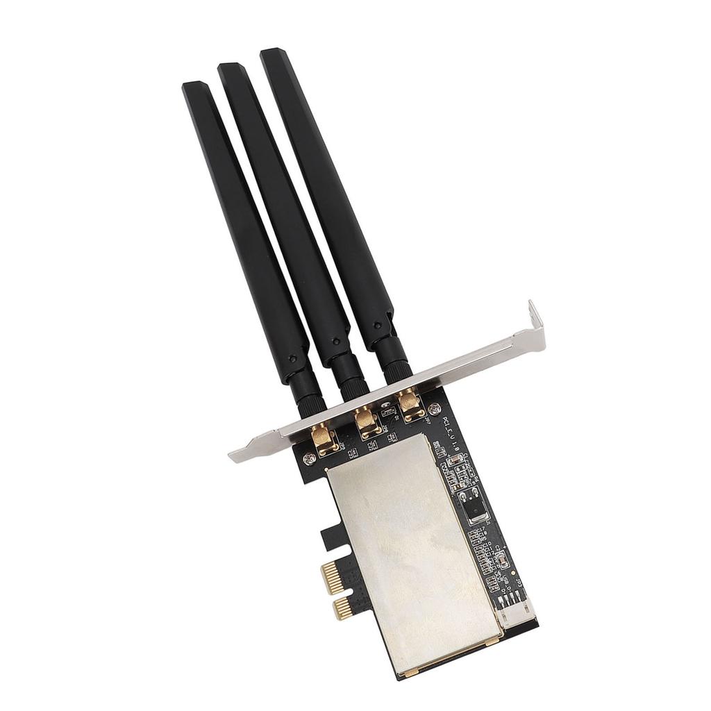 BCM43570 PCIEx1 Síťový adaptér s 3 anténami 2.4GHz 5GHz 1200Mbps Bluetooth 4.1 pro Win 10