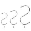 20Pcs S Hooks Kitchen Clothes Hangers Hanging Tools for Plant Pan Pots Utensils