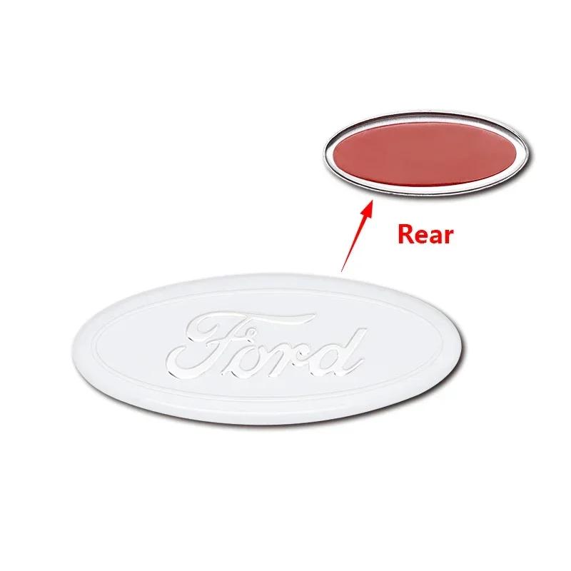 

New 2026 Car Sticker Ford New 2025 Hot 58x22MM Car Steering Wheel Center Emblem Logo Sticker For Ford S MAX Ranger Focus Fiesta 58x22MM