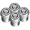 Car Wheel Tire Air Valve Caps Stem Cover with Color Brand Logo For Jaguar XF 250 X Type F Pace Xj X351 Xe S-Type XFR XKR XEL HH1