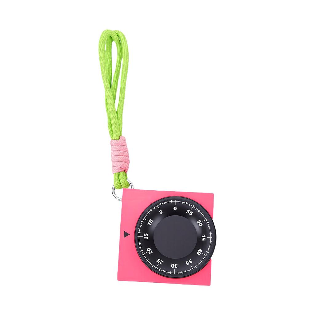 Küchenuhr mit gewebtem Lanyard, geruchlos, verschleißfest, mechanische Schreibtischuhr zum Kochen, Fitness