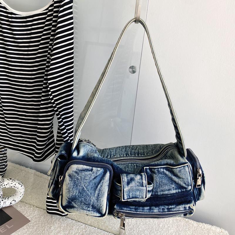 

Джинсовая женская сумка через плечо, сумки многоразового использования, женские сумки, холщовые сумки для покупок, дорожные сумки через плечо, женские сумки-мессенджеры для покупок