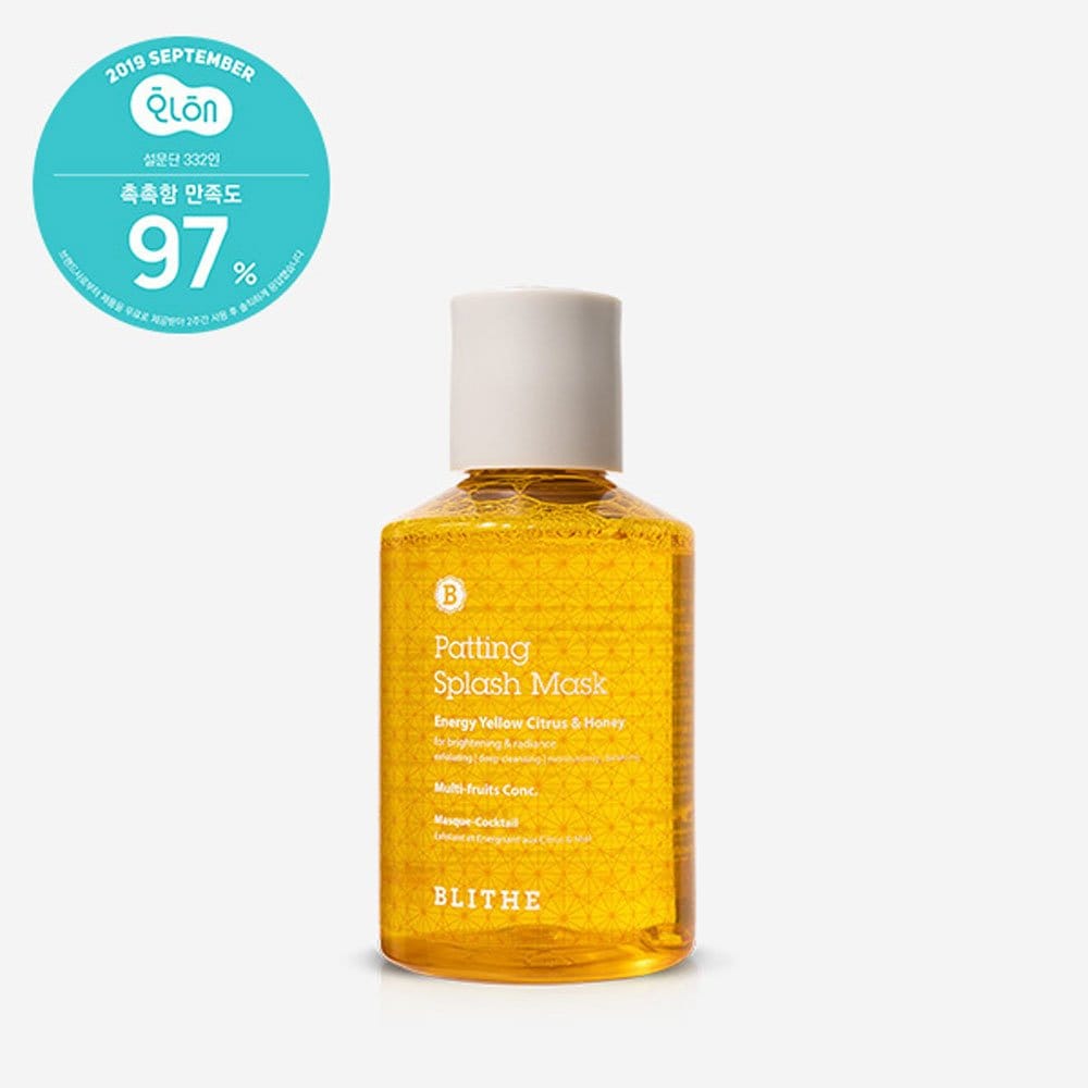 BLITHE Gesichtswaschpackung aufhellende feuchtigkeitsspendende Abwaschmaskenpackung gelb 150ml