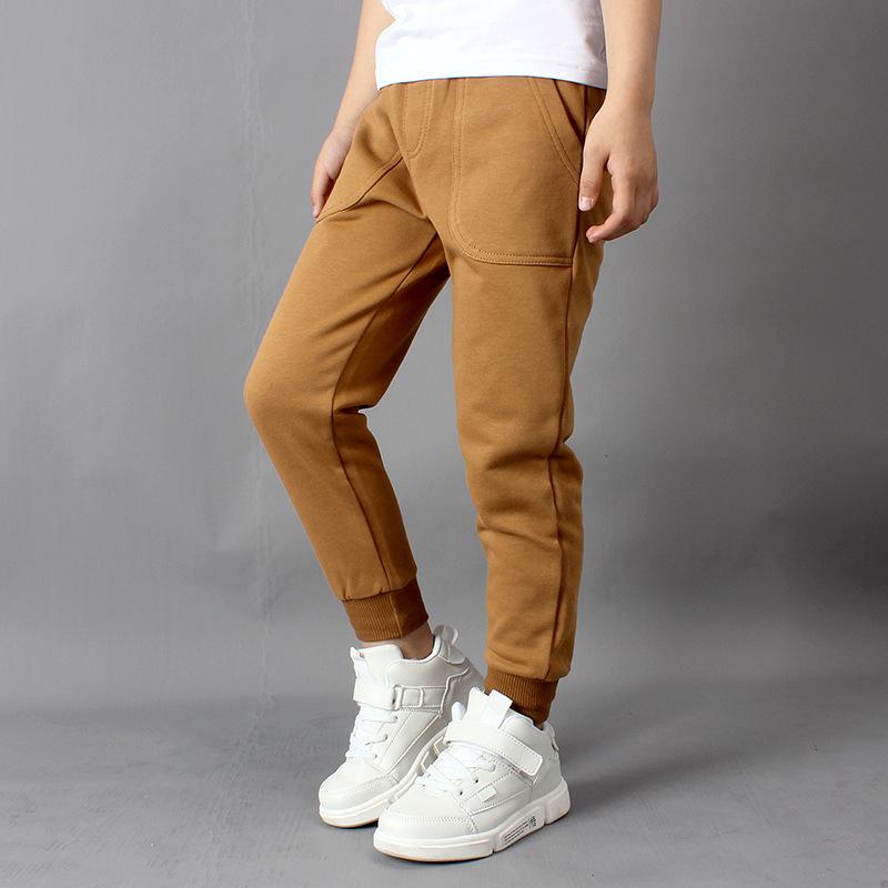 2024 Korean Boys' Cotton Casual Anti-Mosquito Sports Pants for Spring and Autumn