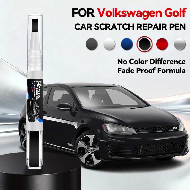 For Volkswagen Golf 1974-2025 A2 A3 A4 A5 A6 A7 A8 Paint Repair Brush Touch Up Scratch Remover DIY Auto Accessories Black White