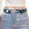 Damen Elastischer Taillen-Cinching-Gürtel - Unsichtbarer Ledergürtel für Jeans, Verstellbar für große bis kleine Taille.