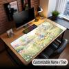 Custom Name Text Big Mouse Pad,Peter Rabbit Soft Non Slip Extended Desk Mat For Home Office