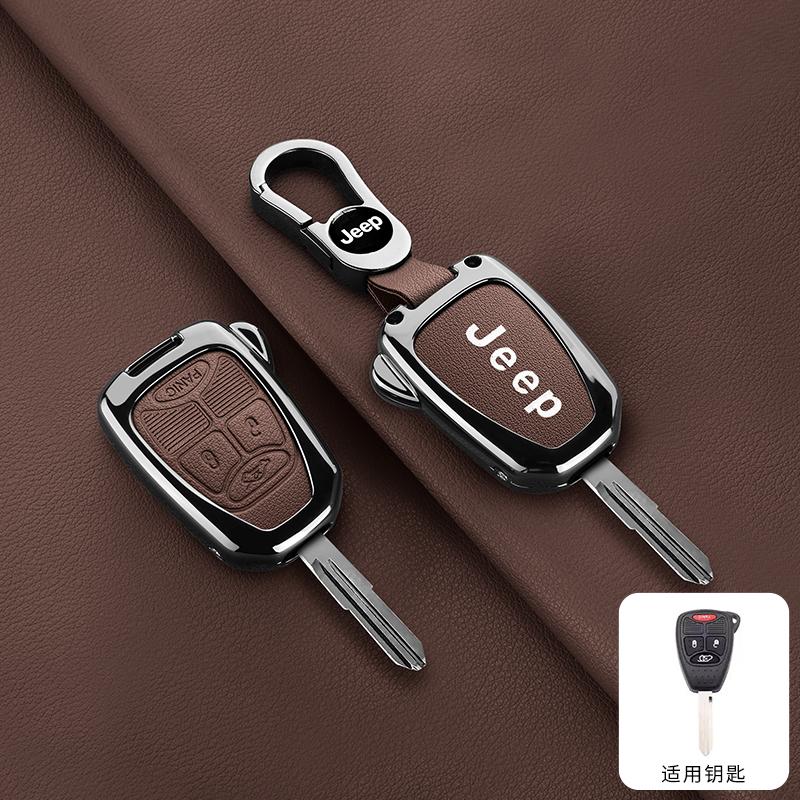 Mpxf10 Car Key Case Cover For Jeep Renegade Grand Cherokee Chrysler 300 PT Dodge JCUV Caliber Nitro Wrangler Compass Patriot Liberty