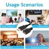 2.0 HDMI Compatible Extension Cable HDR 4K 60Hz Male to Female Adapter High Speed Extender Cord For Switch2 PS5 Laptop PC HDTV