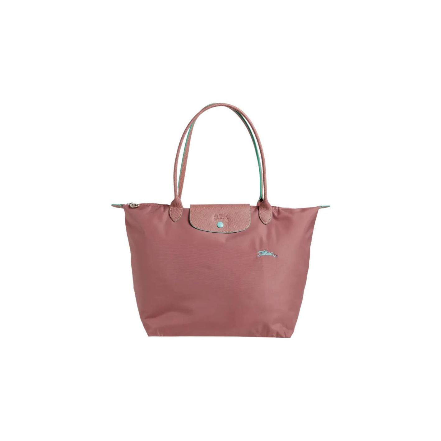 Longchamp Solid Color Large Capacity Nylon Tote Bag Women Tote Bag Cherry-Blossom-Pink 1899619P13 Cherry Blossom Pink