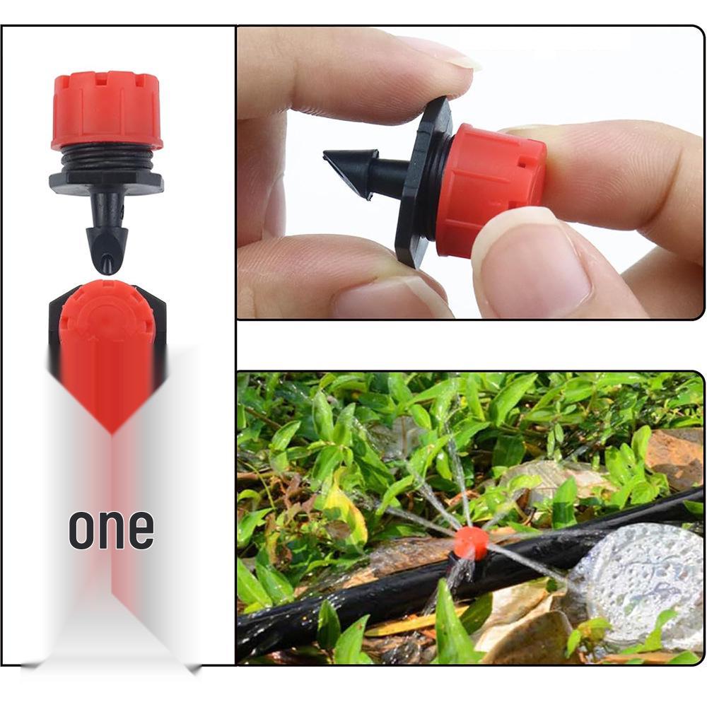Eight-Hole Adjustable Drip Head Sprinkler for Automatic Plant Watering In Greenhouses and Gardens