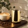 Precision Pouring Spout Frothing Cup Stainless Steel Milk Pitcher, Professional Latte Art with Fancy Coffee Making Instrument Measurement Scale,