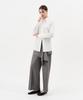 Laneonkyulleoseu Layered Wrap Skirt Pants Set_Melange Grey
