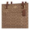 Coach Tote Bag Signature Canvas Black Leather Large Capacity Daily Commute CCD69-IMXHE