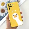 For OPPO A74 A94 Case CHP2219 CPH2203 Phone Cover Cute Duck Dinosaur Slim Matte Funda For OPPO A74 A 94 5G OPPOA74 CPH2197 Coque