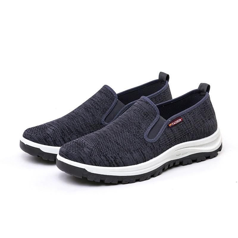 Men's Shoes Spring and Autumn Fashion Simple Breathable Lightweight Low-top Casual Shoes One Pedal Thick-soled Outdoor Sports Shoes