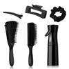 12pcs Detangling Brush Set, 200ml Continuous Spray Bottle, Premium Wide Tooth Comb, Scalp Massager Shampoo Brush, Brush Set with