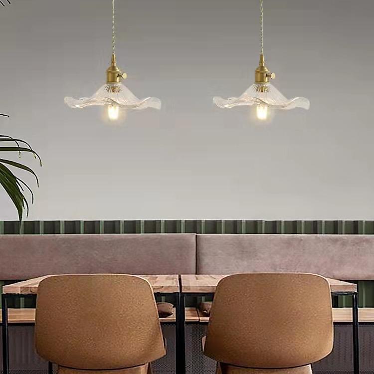 Nordic Glass Pendant Light - Modern Round Dining & Bar Fixture