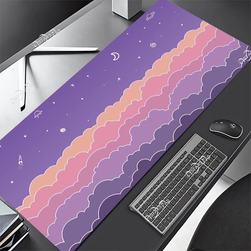 Pink Cardcaptor Sakura Large Deskmat Kero Washable Pink Magic Wand Circel Mouse Pad Anime Rubber Playmat Cartoon G