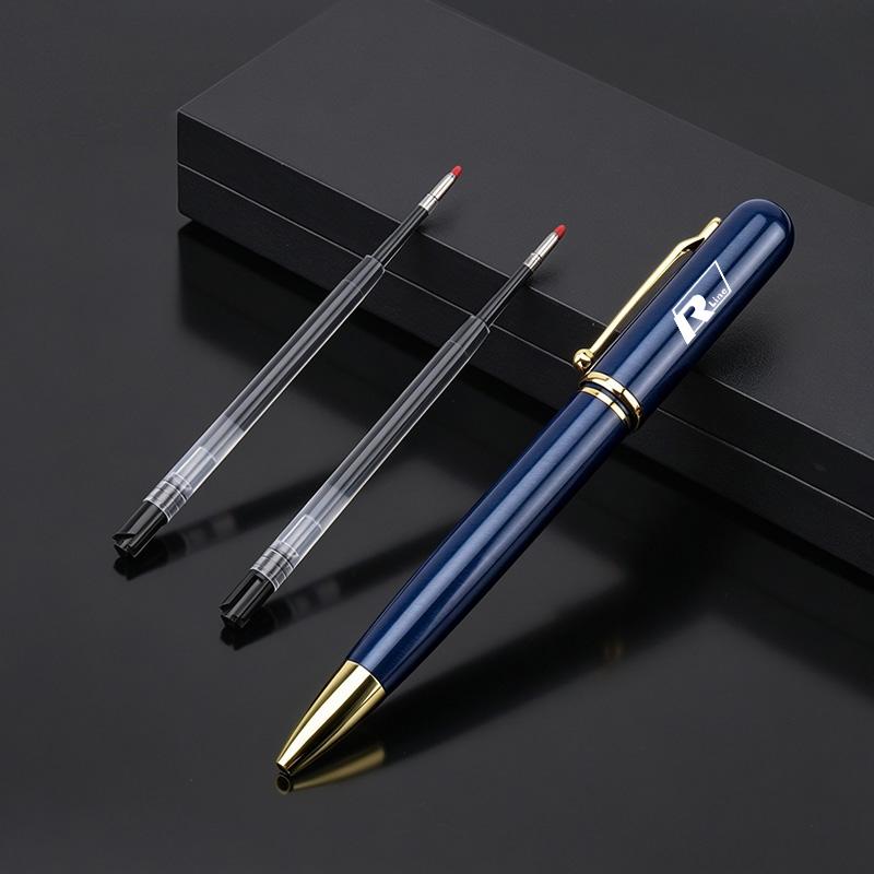 Luxury Metal Business Signature Pen Durable Gel Ballpoint Pen Gifts for Volkswagen VW R Rline Passat Jetta CC Touran Tiguan Golf QE5